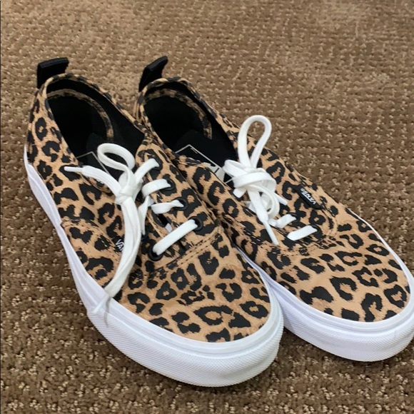 leopard print vans size 6